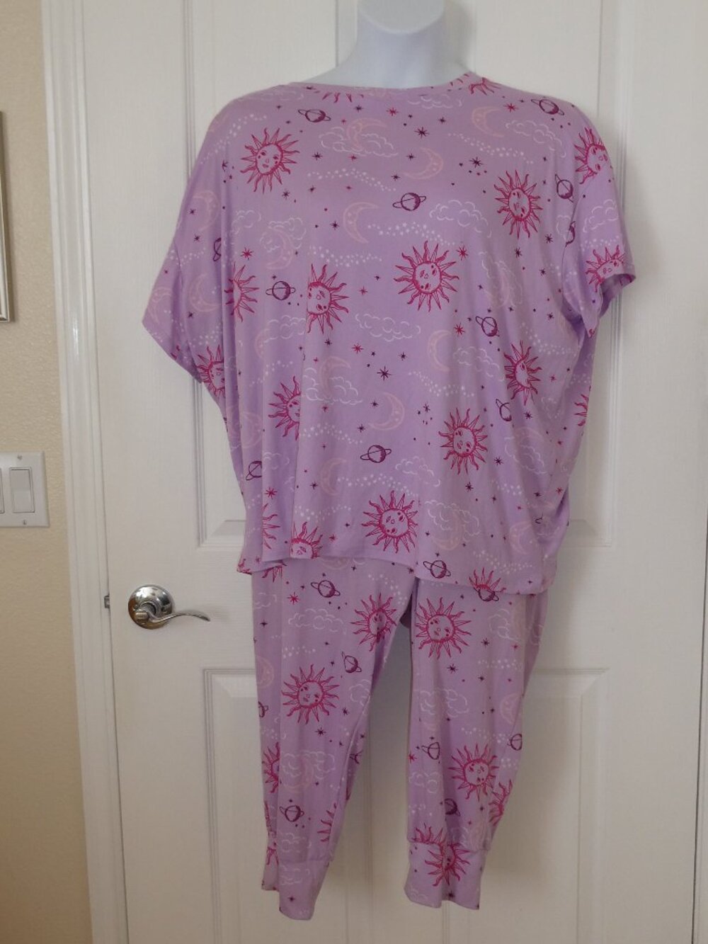 JoySpun Celestial Pajama Set Women's Size 22-24